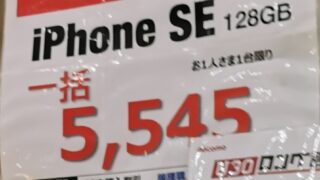 docomo iPhoneSE MNP 128GB